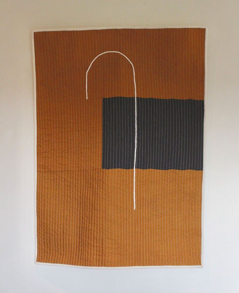 Pared Back I  Quilted Wall Hanging