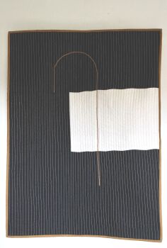 Pared Back II  Quilted Wall Hanging