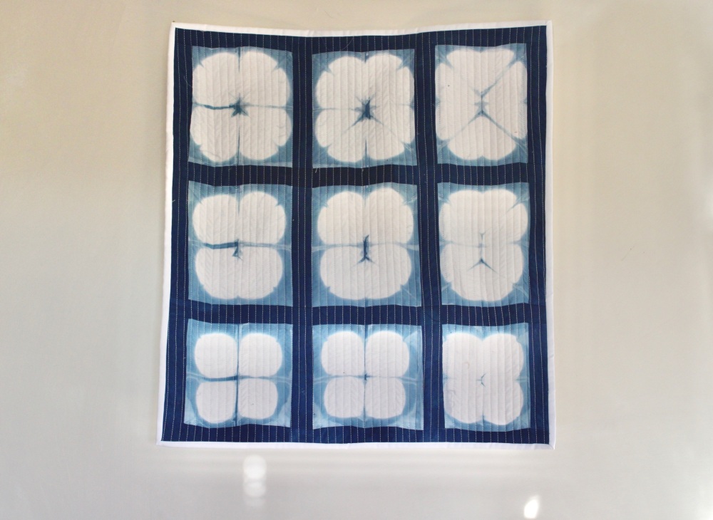 Shibori Quilted Wall Hanging