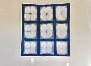 Shibori Quilted Wall Hanging