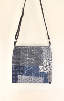 Boro Inspired Cross-Over Bag