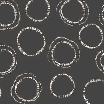 Art Gallery Fabrics  - Round Markings Carbon from InkPerfect Carbon Edition by AGF Studio