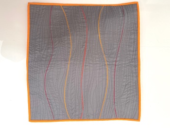 One, Two, Three, Four Five Quilted Wall Hanging