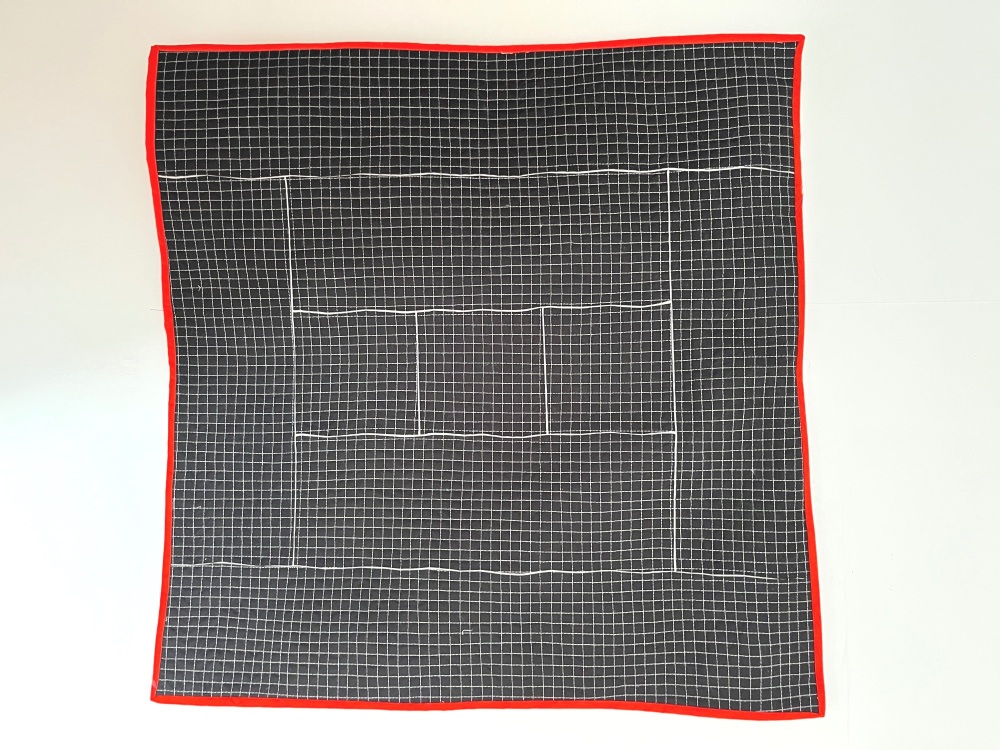 'Subtle Distortion' Quilted Wall Hanging