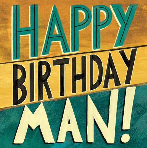 Male Birthday Card SVG