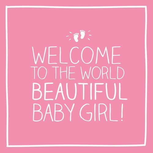 welcome of new baby girl