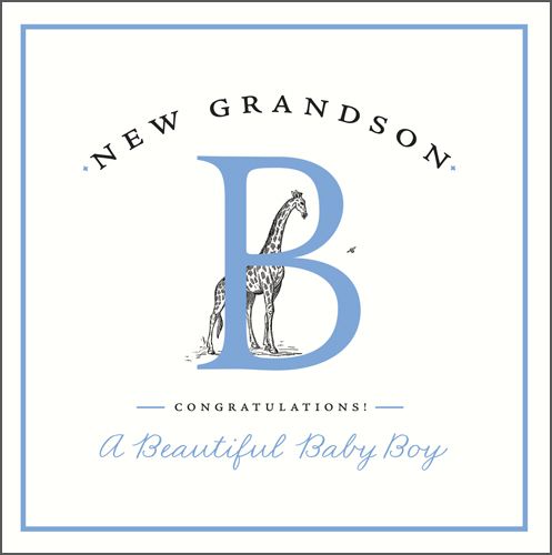 New Grandson Cards - New GRANDSON - CONGRATULATIONS - New BABY Grandson CAR