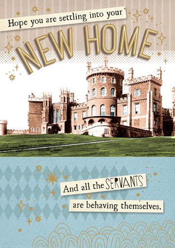 Funny Moving Cards - Hope YOU are Settling IN - HOUSEWARMING Card - FUNNY M