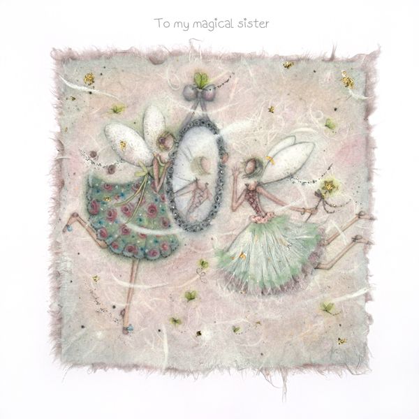 Birthday Card for Sister - To My MAGICAL Sister - BIRTHDAY Card for SISTER with FAIRIES - Fairy BIRTHDAY Card - Children's FAIRY Birthday Card