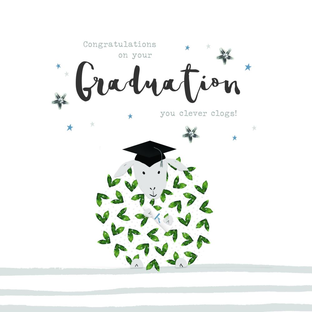 Graduation Cards - CLEVER Clogs - FUNNY GRADUATION Cards - CONGRATULATIONS 