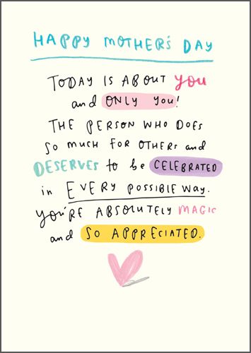 Happy Mother's Day - MOTHER'S Day Cards - YOU'RE Absolutely MAGIC & So APPR