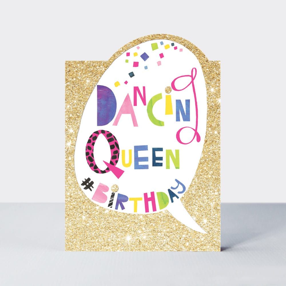 Birthday 'Dancing Queen' Card for a Girl - DANCING Queen BIRTHDAY - Dancing