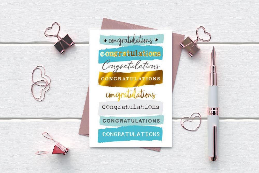 CONGRATULATIONS GREETING CARDS 