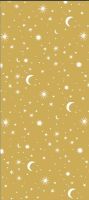 Constellations Stars Luxury Tissue Paper - Pack Of 4 - CONSTELLATION STARS - Luxury TISSUE Paper - GIFT Wrapping - GOLD & White COLOURED Tissue PAPER