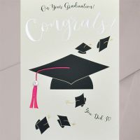 Graduation Greeting Cards - CONGRATS You DIT IT -Embellished GRADUATION Card FOR Her - Graduation CARDS - GRADUATION Congratulations CARDS