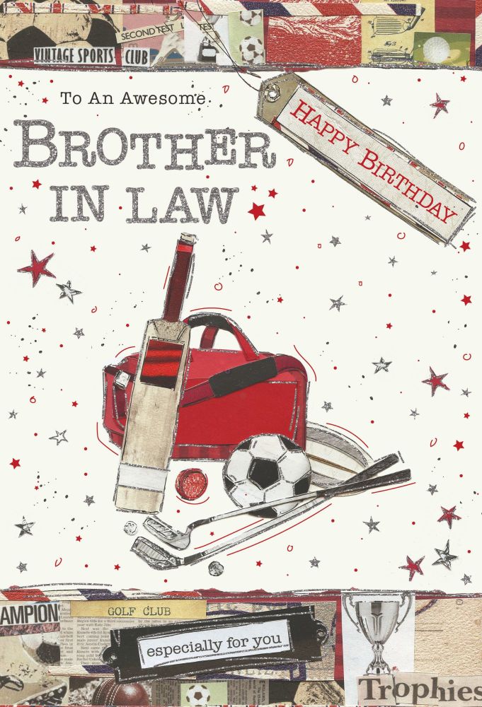 Awesome Brother In Law Birthday Card - ESPECIALLY For YOU - Happy BIRTHDAY Brother IN Law CARD - Birthday CARDS For BROTHER In LAW - Birthday CARDS