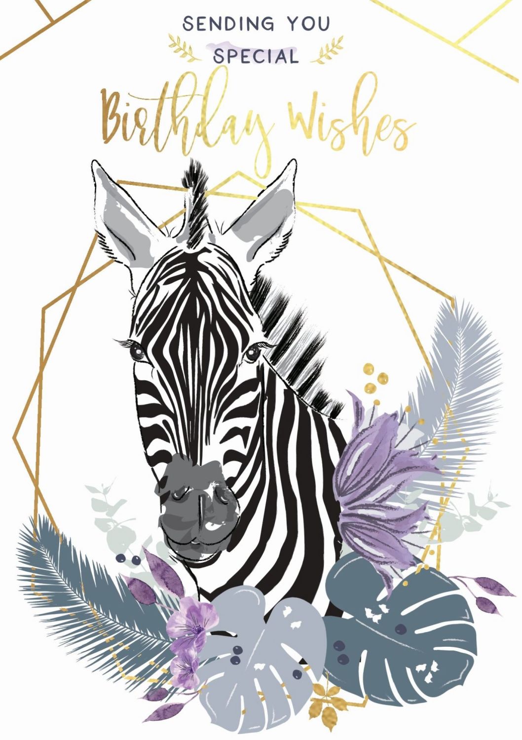 Birthday Wishes Greeting Card - SENDING You SPECIAL Birthday WISHES - Birth