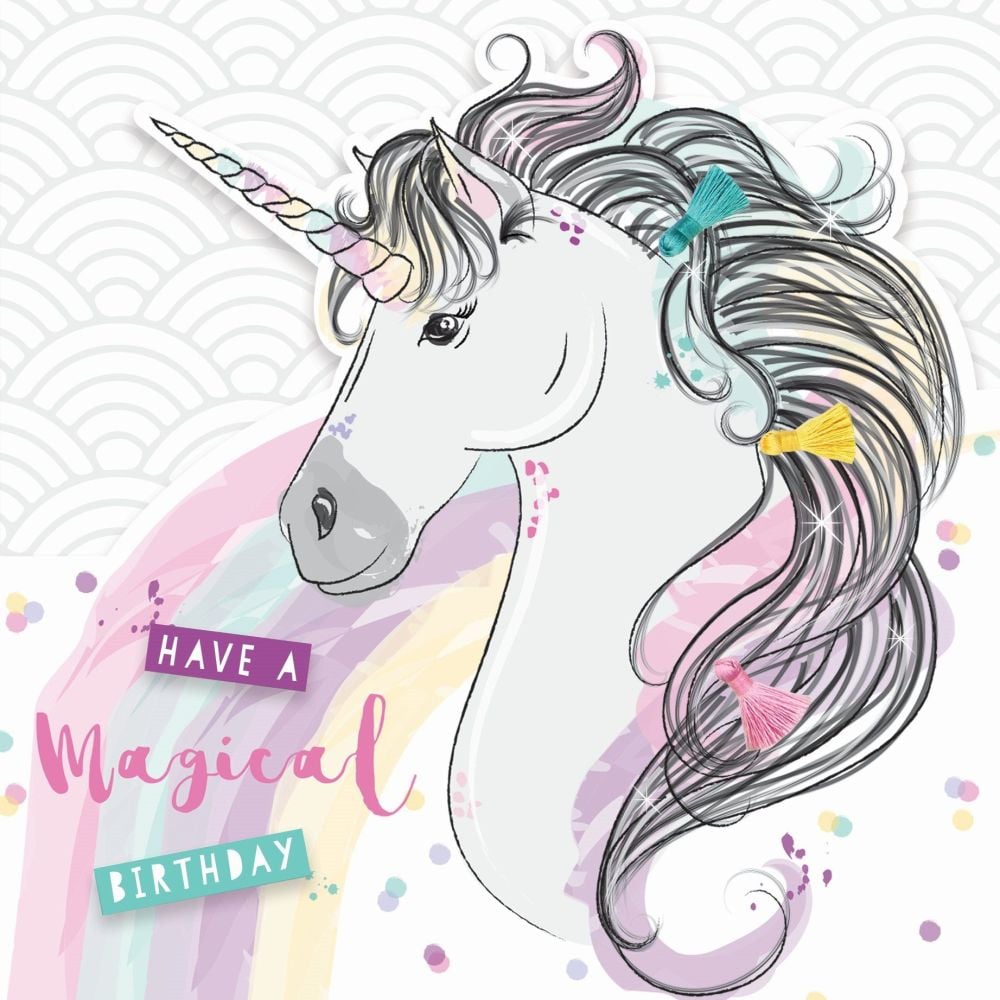 unicorn birthday cards have a magical birthday 3d style birthday