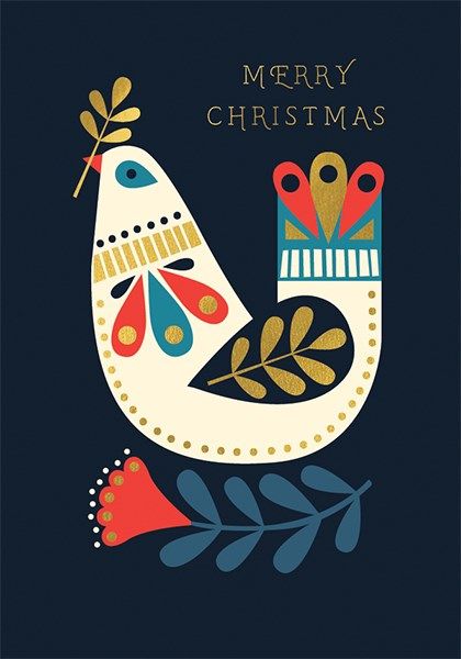 Merry Christmas Christmas Card - CHRISTMAS Cards - Nordic STYLE Christmas C