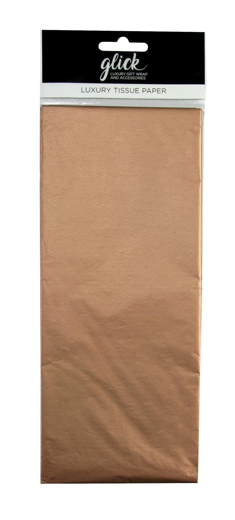 Metallic Copper Luxury Tissue Paper - Pack Of 4 - Luxury TISSUE Paper - GIF
