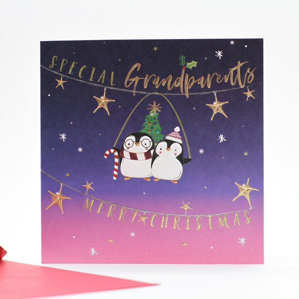 Special Grandparents Christmas Card - CHRISTMAS Cards For GRANDPARENTS - ME