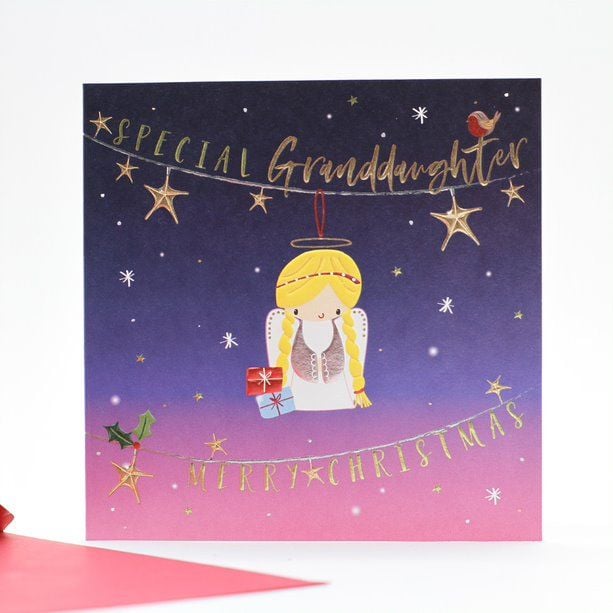 Granddaughter Christmas Cards - CHRISTMAS Cards For KIDS - MERRY Christmas 