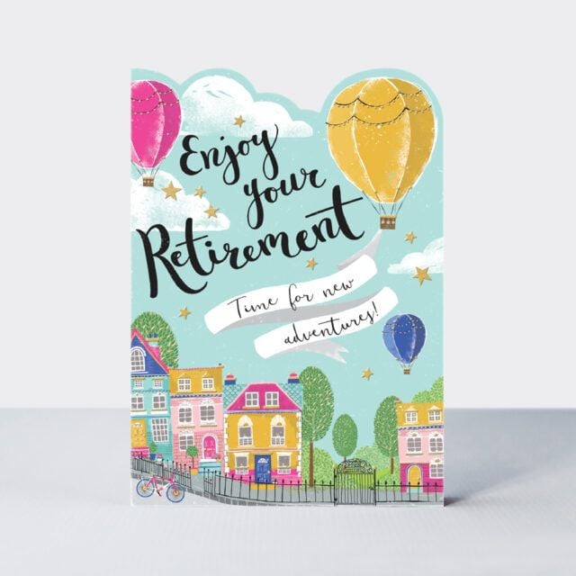 Enjoy Your Retirement Greeting Card - TIME For New ADVENTURES - Retirement CARDS - Cute RETIREMENT Card - RETIREMENT Card FOR Her