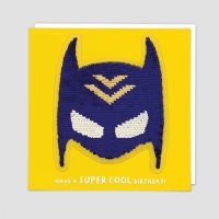 Unique Superhero Birthday Cards - Have A SUPER COOL Birthday - SEQUIN Cards - Superhero MASK BIRTHDAY Cards FOR Son - GRANDSON - Nephew - BROTHER