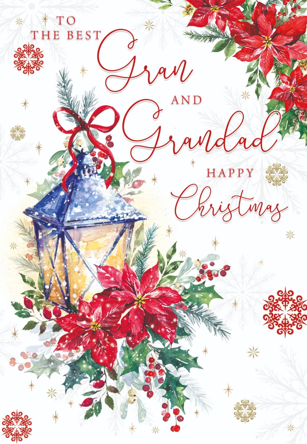 To A Special Gran And Grandad Christmas Card - AT Christmas TIME - Christma