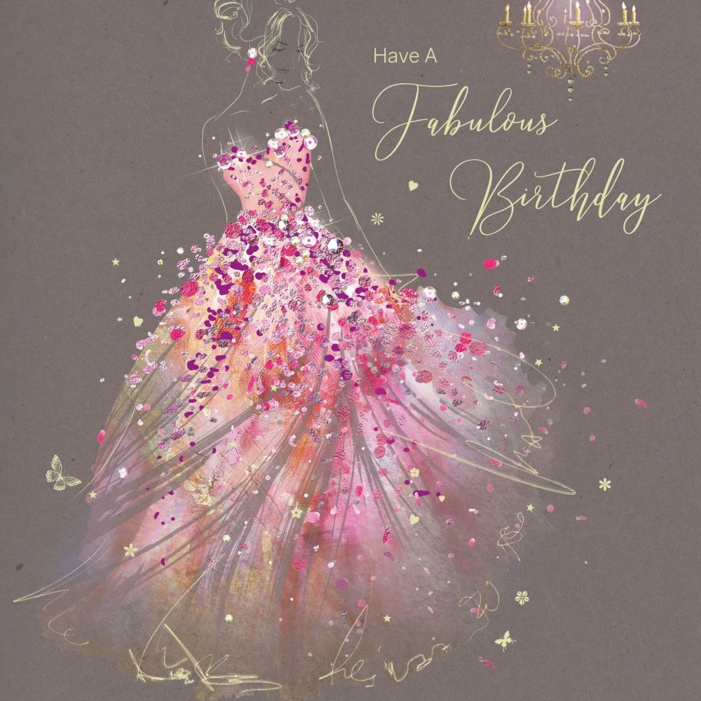 Have A Fabulous Birthday - BIRTHDAY Cards For HER - UNIQUE Birthday CARDS -