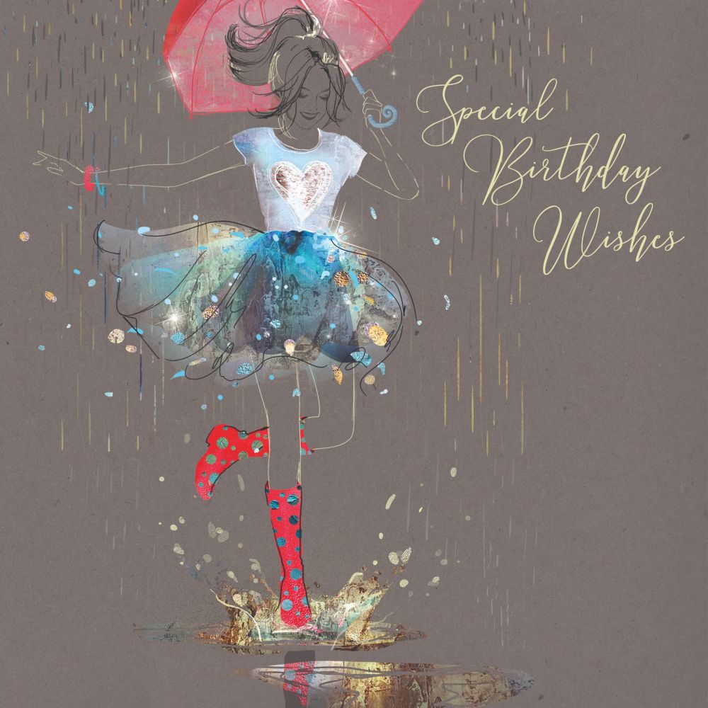 Fun Birthday Cards For Her - SPECIAL Birthday WISHES - UNIQUE Birthday CARD