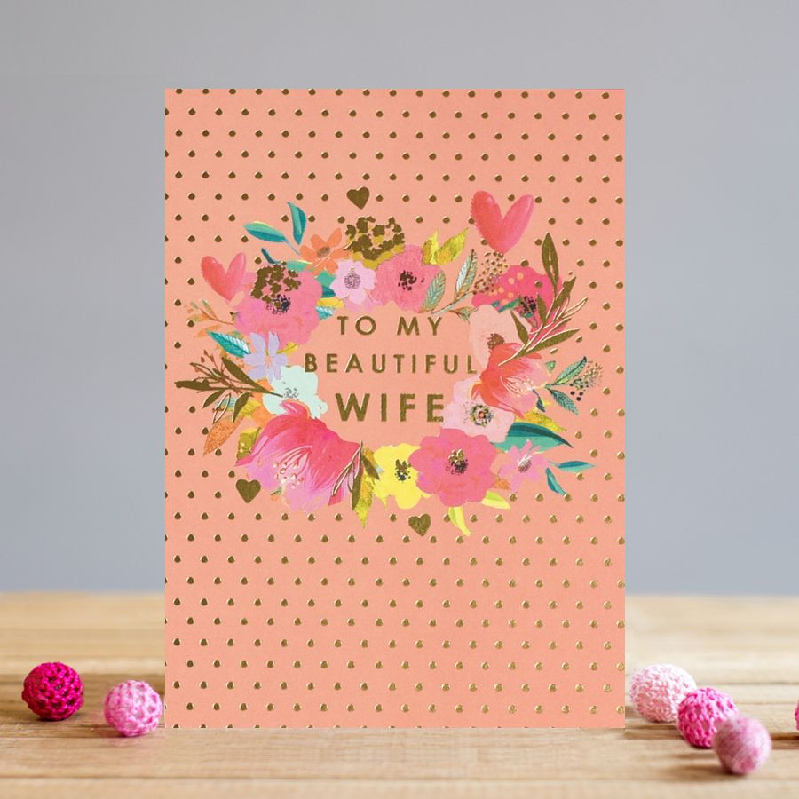 Beautiful Wife Birthday Cards - TO My BEAUTIFUL Wife - BIRTHDAY Cards For W