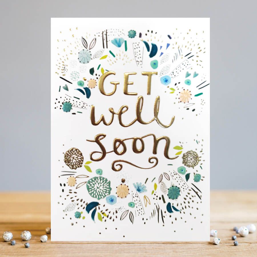Get Well Soon Cards - GET Well SOON - Pretty FLORAL Greeting Card - GET Well CARDS - Get WELL Wishes - GET Well CARDS ONLINE