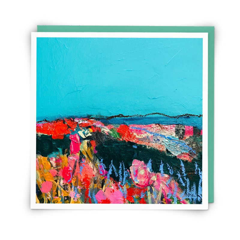 Blank Greeting Cards - BLUE HORIZON - Landscape CARDS - Landscape BLANK ART