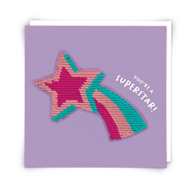 You're A Superstar - SUPERSTAR Birthday Cards - Shooting STAR Birthday CARD