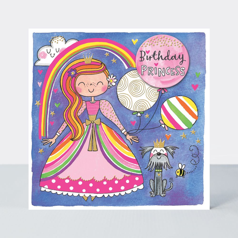 Princess Birthday Cards - CHILDRENS Birthday CARDS - Birthday PRINCESS - Pr