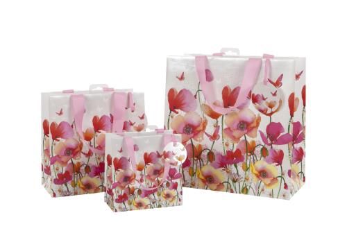 Poppies Medium Luxury Gift Bag - Birthday GIFT Bags - MEDIUM Gift BAGS - Me
