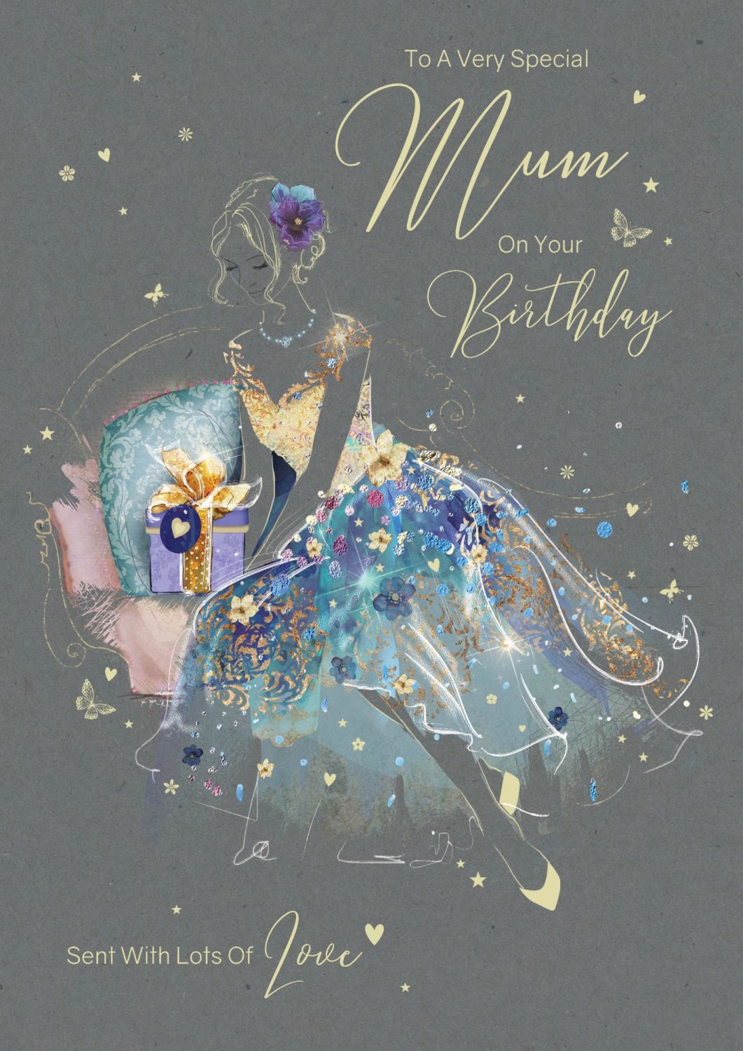 To A Very Special Mum On Your Birthday - UNIQUE Birthday CARDS - Pretty BIR