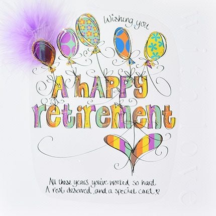 All Those Years You've Worked - RETIREMENT Cards - LUXURY Embellished Boxed RETIREMENT Card - LARGE CARD 
