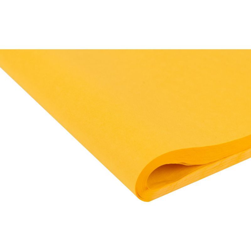 Harvest Yellow Tissue Paper - Pack Of 4 - SMALL Recycled TISSUE Paper - GIF
