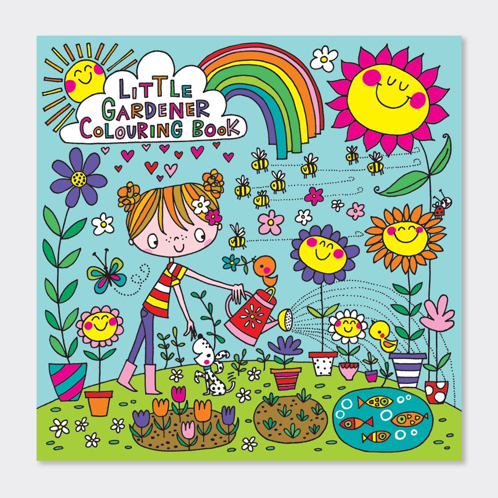 Little Gardener Colouring Books - Children's GARDENING Colouring BOOK - Kids COLOURING Books - GIRLS COLOURING Books - CHRISTMAS Gifts For KIDS