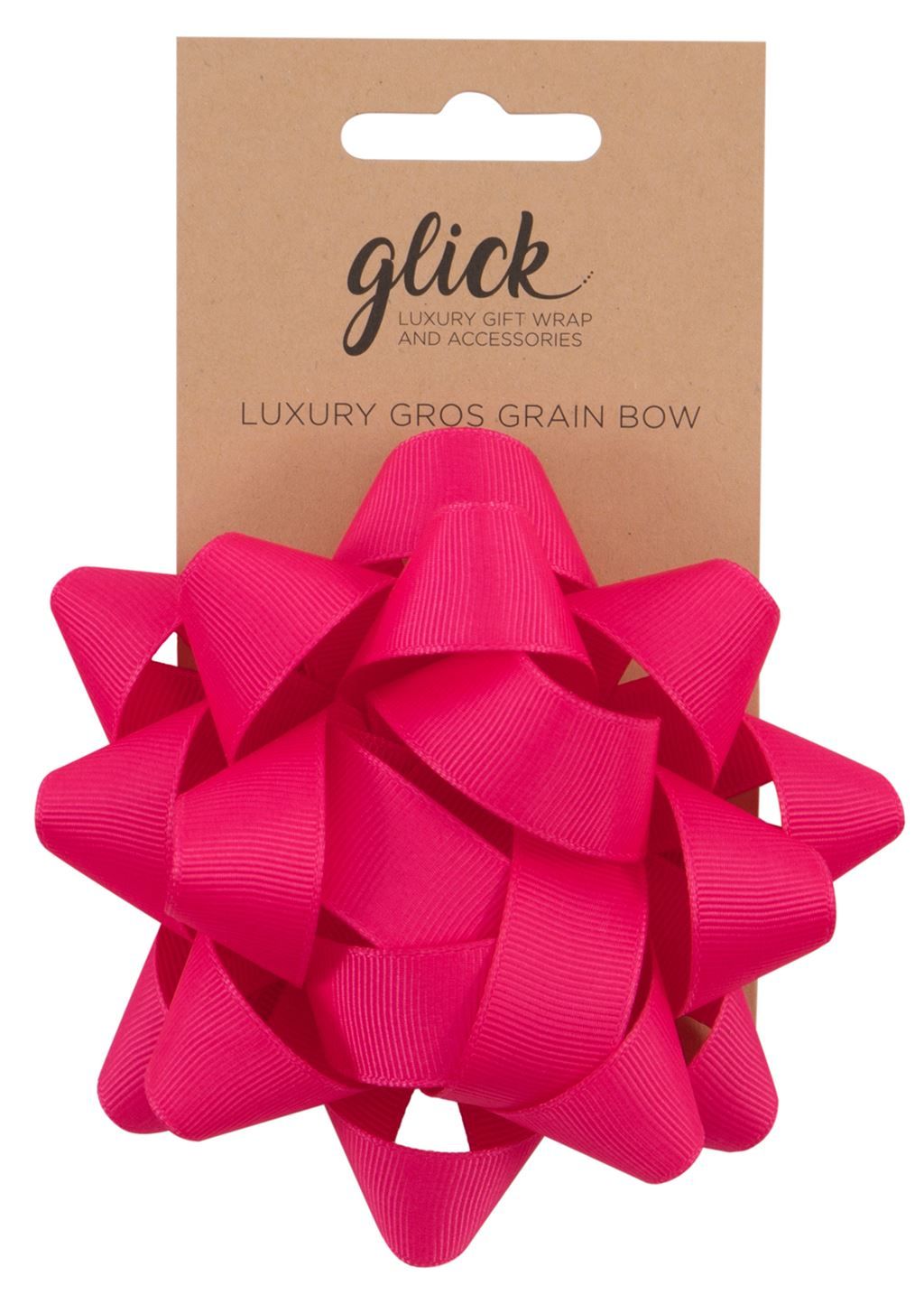 Confetti Bows - HOT PINK - 12CM Grosgrain CONFETTI BOWS - Luxury GIFT Bow -