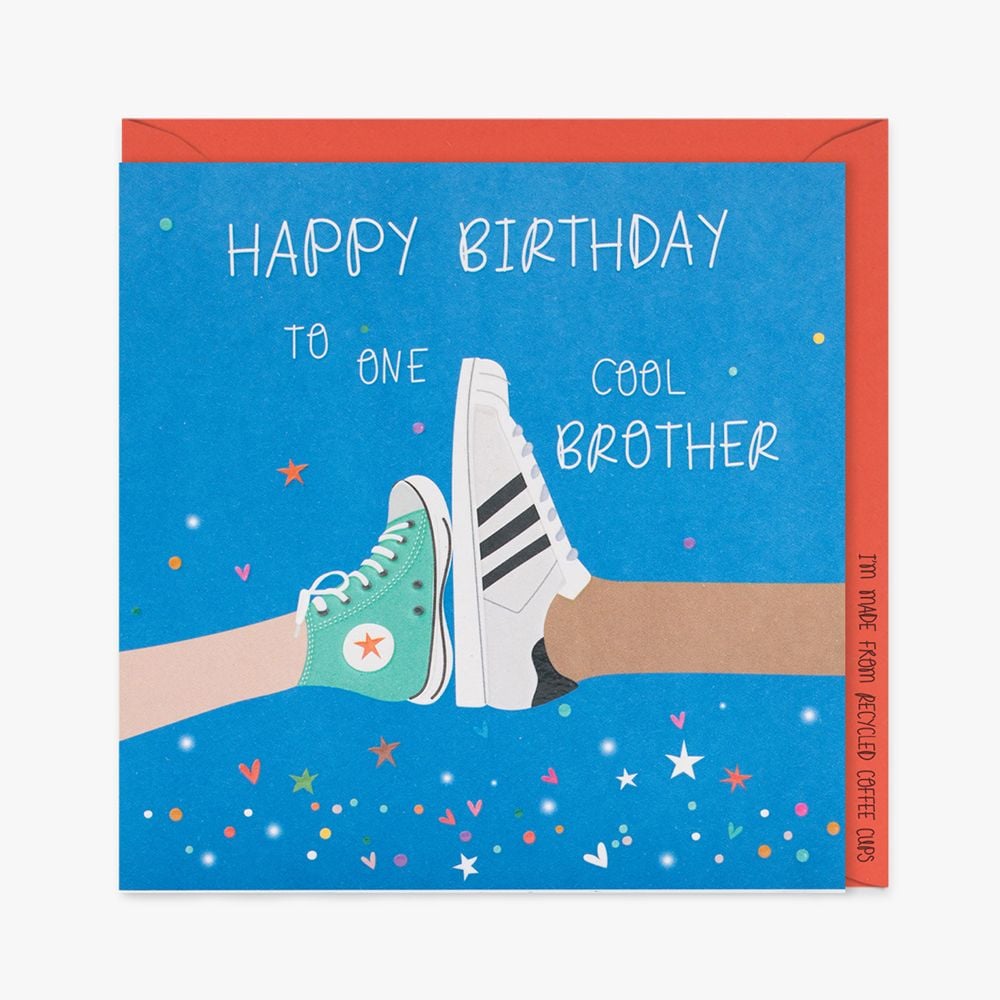 Happy Birthday To One Cool Brother - BROTHER Birthday CARDS - Fun BROTHER B