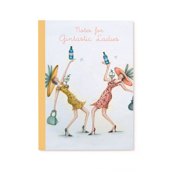 A6 Notebooks - NOTES For GINTASTIC LADIES - High QUALITY Notebooks - LINED Notebook - A6 Pocket NOTEBOOK - FUN High QUALITY Tactile NOTEBOOK