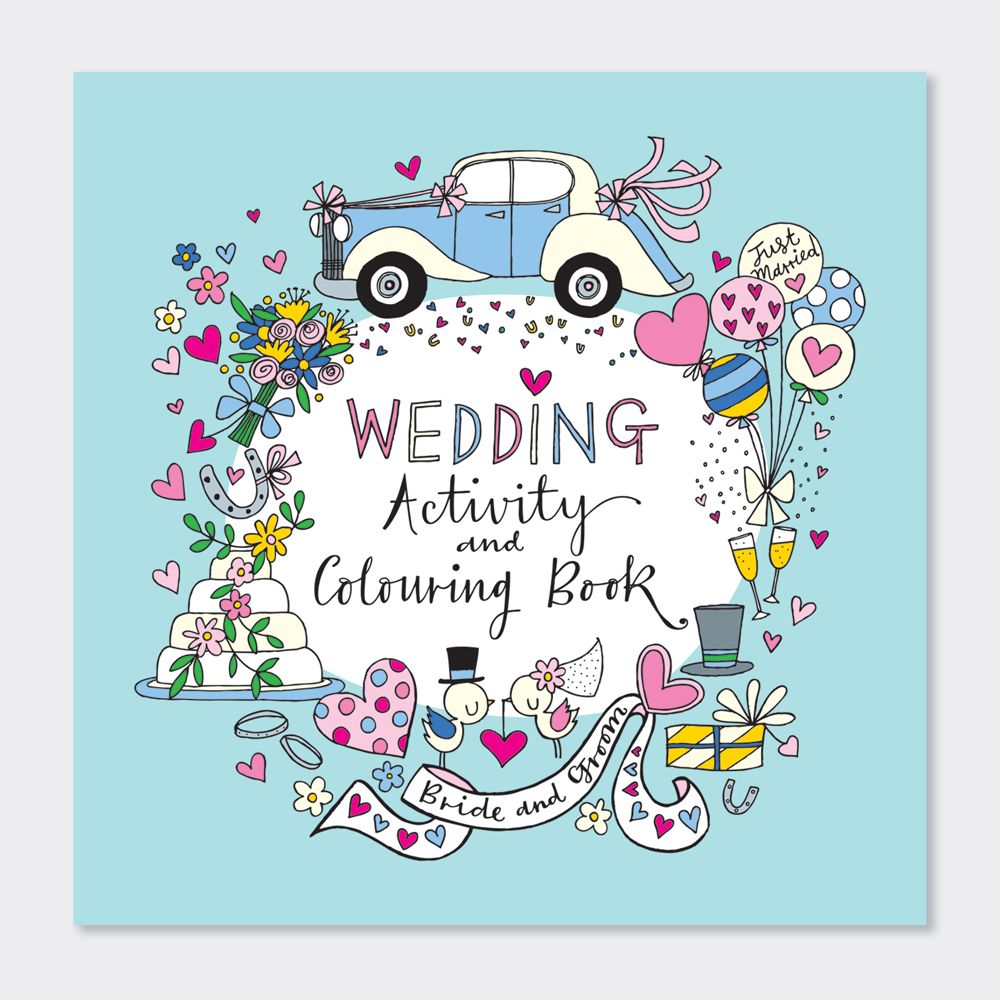 Wedding Activity Book - KIDS Wedding Colouring Book - Children's WEDDING Activity & Colouring BOOKS - WEDDING Activities FOR KIDS