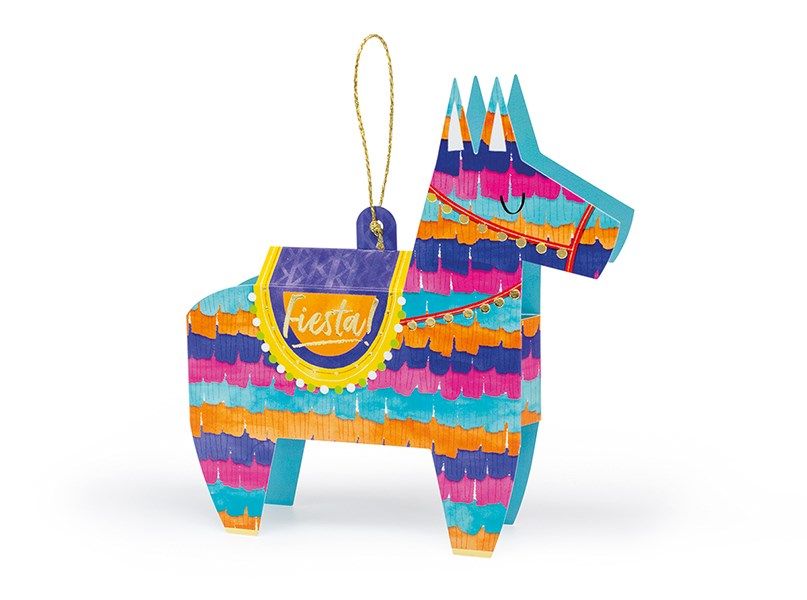 Piñata Card - 3D POP UP Card - FUN & Colourful BIRTHDAY Card - OCCASION Gre