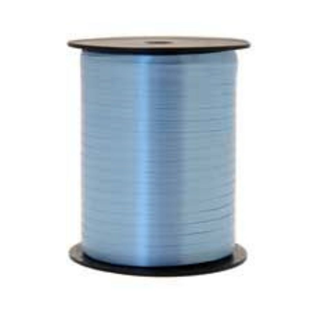 Curling Ribbon Light Blue 5mm x 500m - BALLOON ACCESSORIES - Gift WRAPPING - Curling RIBBON - Ribbons & BOWS - Present WRAPPING Accessories - BLUE 