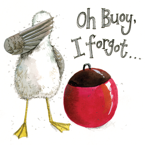 Oh Buoy I Forgot - SORRY I Forgot GREETING Card - FUNNY Seagull BELATED Birthday CARD - Belated BIRTHDAY Cards ONLINE 