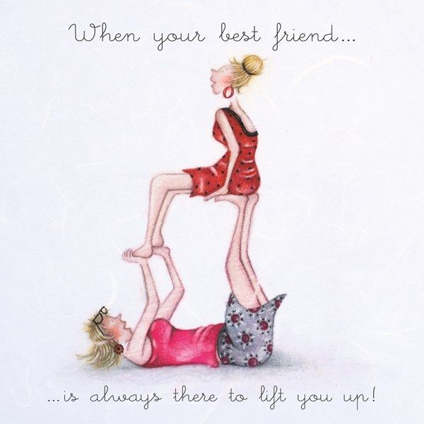 Always There To Lift You Up - BEST Friend BIRTHDAY Cards - BIRTHDAY Card FOR Best Friend - UPLIFTING Birthday CARD For HER