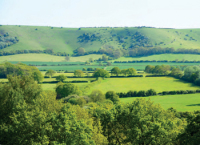 View of the Downs from Lodge Hill, Ditchling